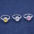 Tiff Ring Designer Jewelry Luxury Fashion jewelry S925 Sterling Silver Pedigree Round Diamond Feminine Exquisite High Grade accessory Great Shopping 4You