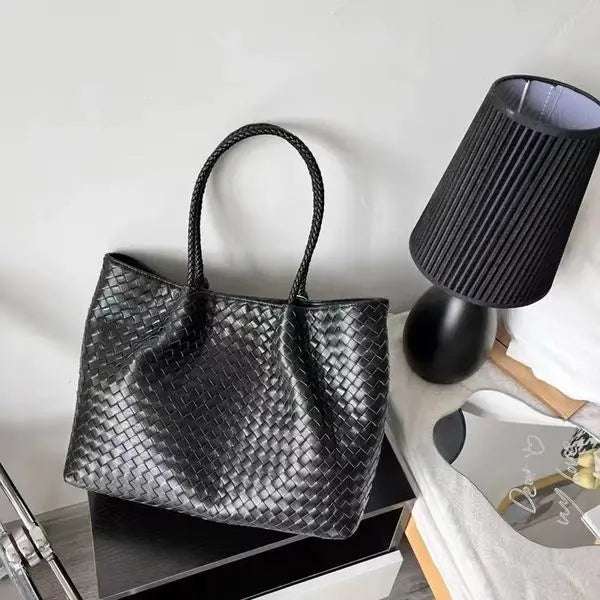 Handbag Bottegasss Venetasss leather woven fashion large-capacity shoulder handbag star same style tote bag fashion all-match bag new 2023 Great Shopping 4You