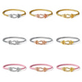 Luxury fashion designer bracelet horseshoe buckle leather cord bracelet men and women couples with the same high-quality designer jewellery Great Shopping 4You