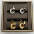 Earrings Designer Ear Stud Crystal Studs High Quality Metal Letter Earring for Women Wedding Earrings Occasions Great Shopping 4You