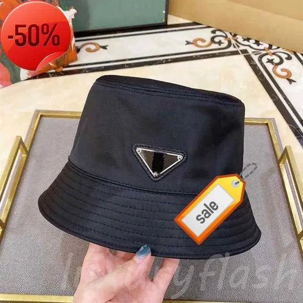 Pra Hats Bucket Hat Casquette Designer Stars with The Same Casual Outing Flat-toA Small Brimmed Hats Wild Triangle Standard Ins Ba30812 Great Shopping 4You