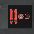 Atomic-Interchangeable Automatic (2-in-1)（IT） - Black / Red Carbon Fiber+Red Fluororubber Tsarbomba Watch