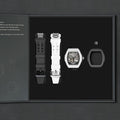 Atomic-Interchangeable Automatic (2-in-1)（IT） - Silver Black / Black Fluororubber+White Fluororubber Tsarbomba Watch