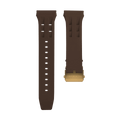 Atomic Interchangeable Strap - Deployant Clasp-Brown