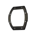 Carbon Fiber Bezel - Carbon Fiber-Black Gold