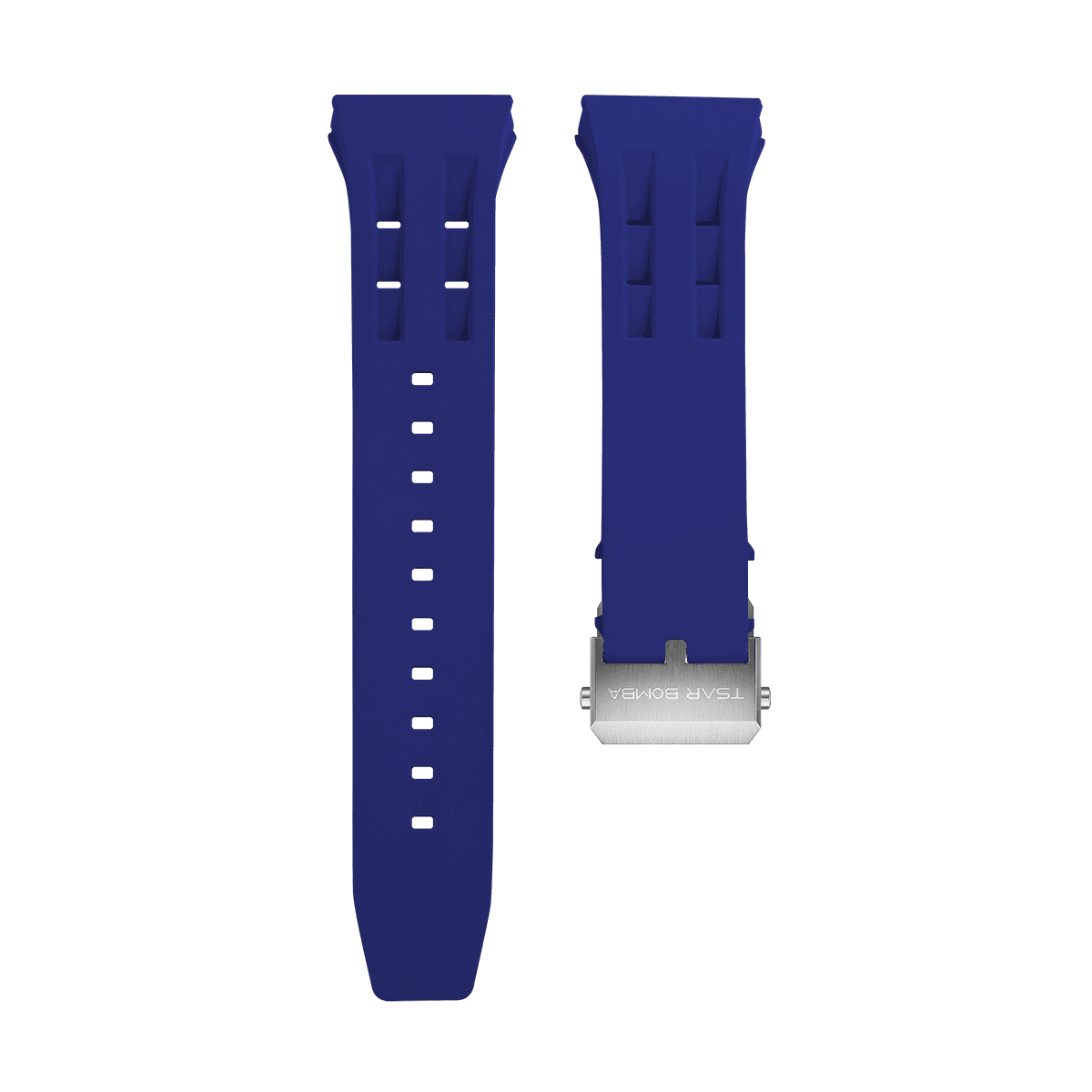 Atomic Interchangeable Strap - Deployant Clasp-Klein Blue