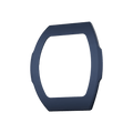 Atomic Interchangeable Bezel - Fluororubber-Blue