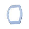 Fluororubber Bezel - Fluororubber-Light Blue