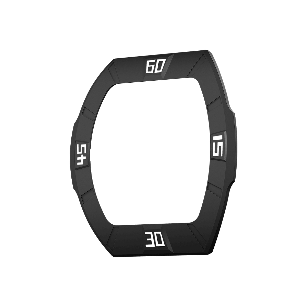 Dynamic Fluororubber Bezel - Fluororubber-Dynamic Black