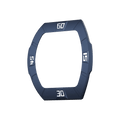 Atomic Interchangeable Bezel - Fluororubber-Dynamic Blue
