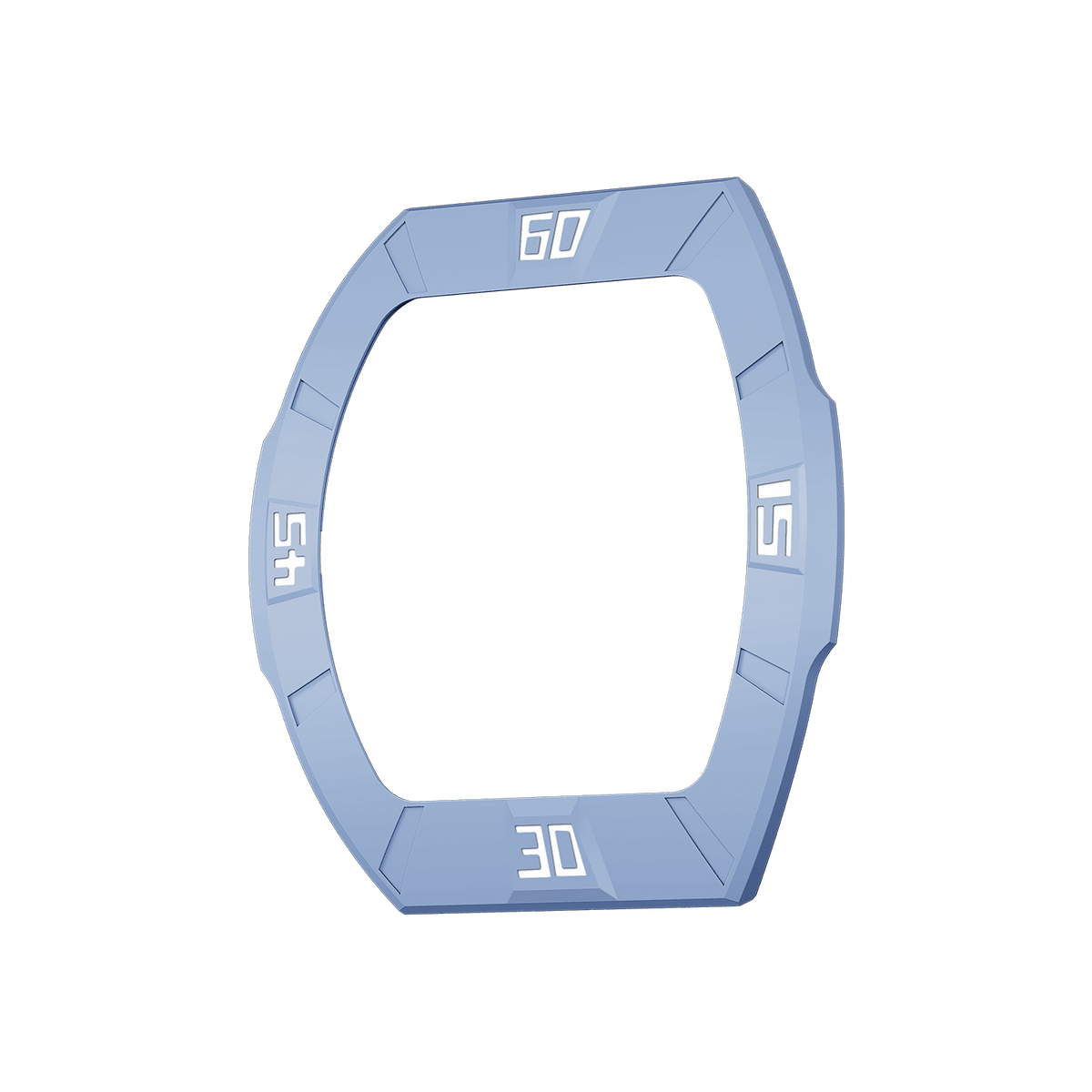 Atomic Interchangeable Bezel - Fluororubber-Dynamic Light Blue