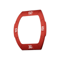 Atomic Interchangeable Bezel - Fluororubber-Dynamic Red