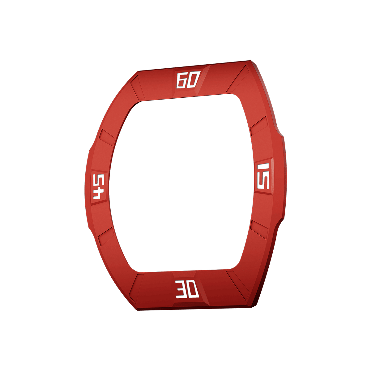 Dynamic Fluororubber Bezel - Fluororubber-Dynamic Red