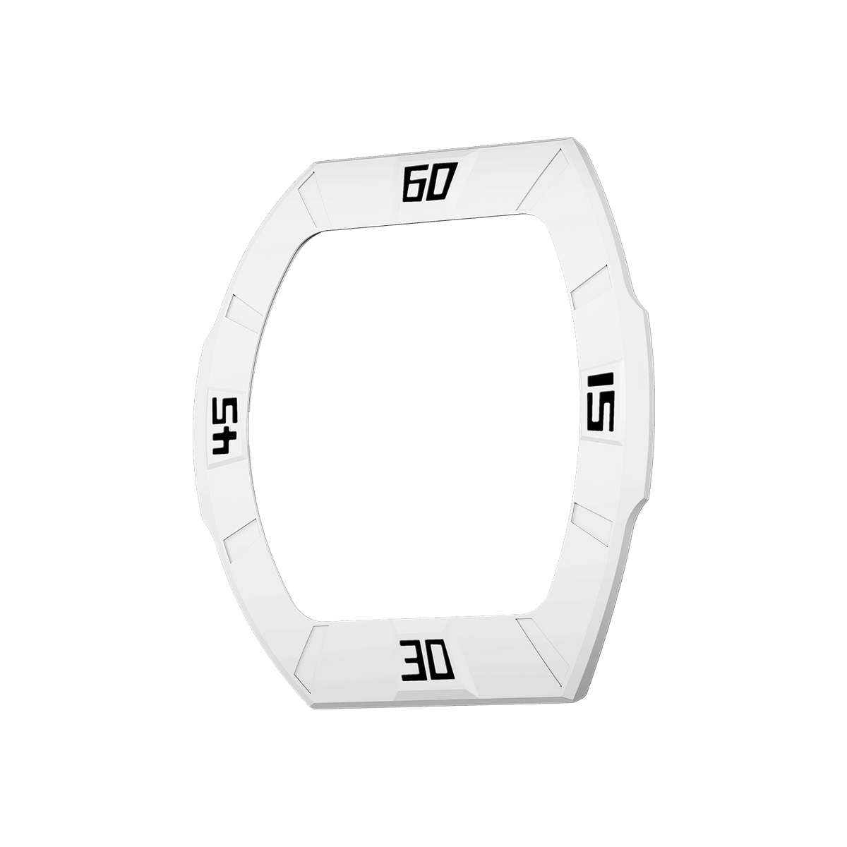 Atomic Interchangeable Bezel - Fluororubber-Dynamic White