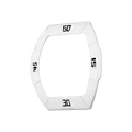 Dynamic Fluororubber Bezel - Fluororubber-Dynamic White