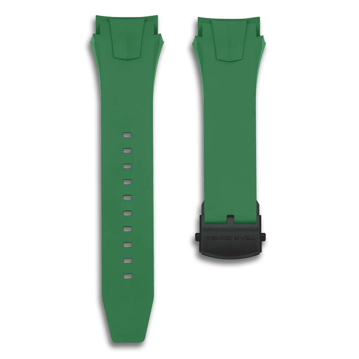 Dark Matter 5 Straps - Deployant Clasp-Green TSAR BOMBA Straps