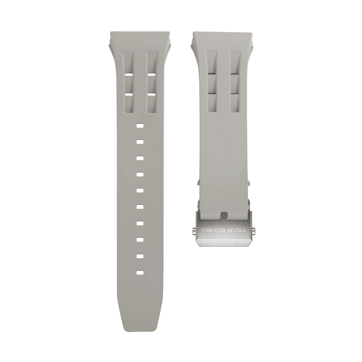 Atomic Interchangeable Strap - Deployant Clasp-Ghost Grey