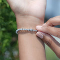 Emerald Cut Lab Grown Diamond Tennis Bracelet