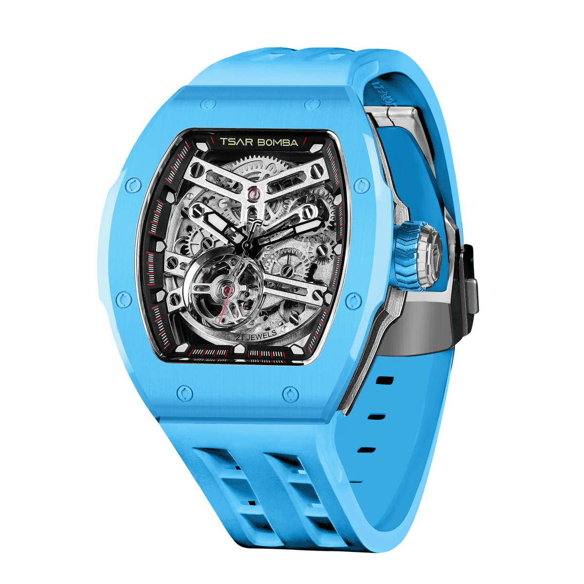 Atomic-TB8218 Standard Edition（Women） - Ceramic-Lake Blue Tsarbomba Watch