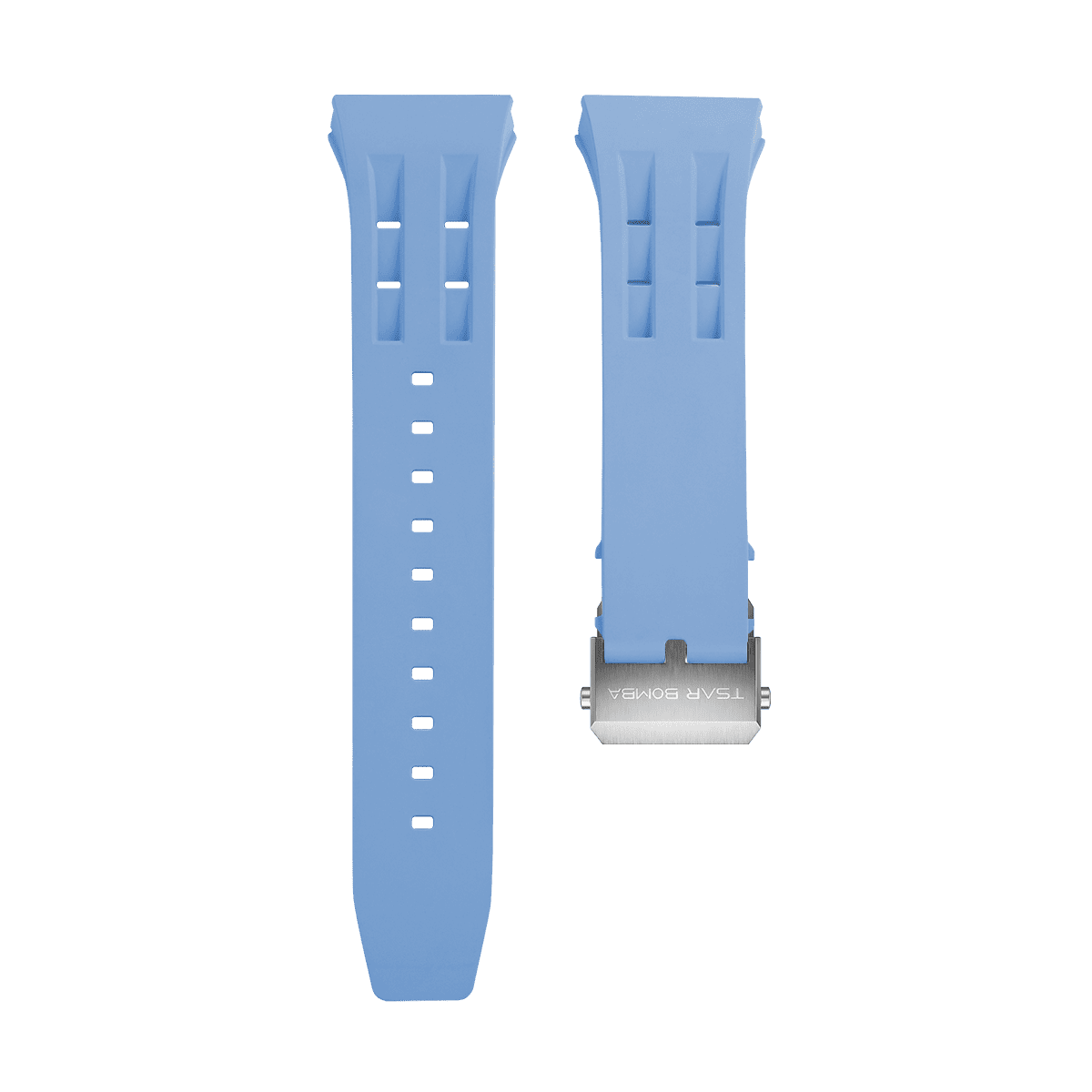 Atomic Interchangeable Strap - Deployant Clasp-Light Blue