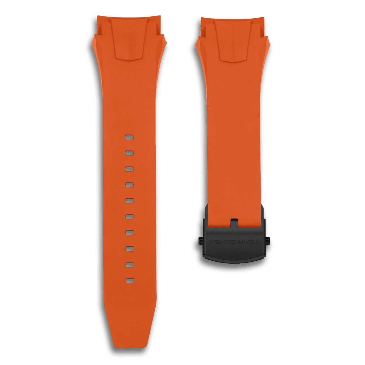 Dark Matter 5 Straps - Deployant Clasp-Orange TSAR BOMBA Straps