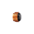 Dark Matter Interchangeable Crown - Orange Black