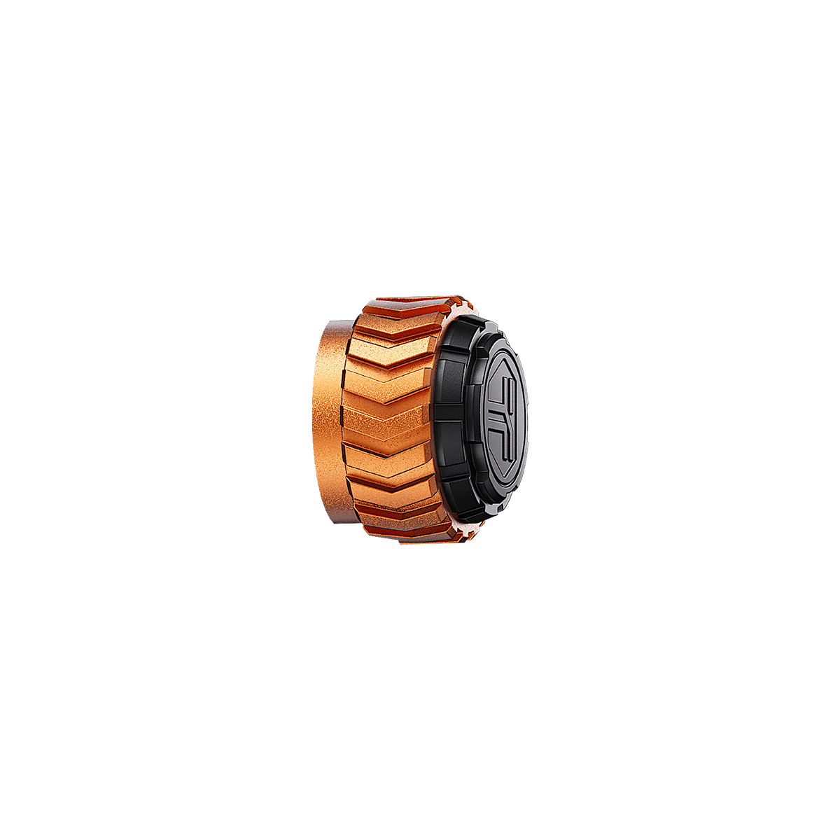 Dark Matter Interchangeable Crown - Orange Black
