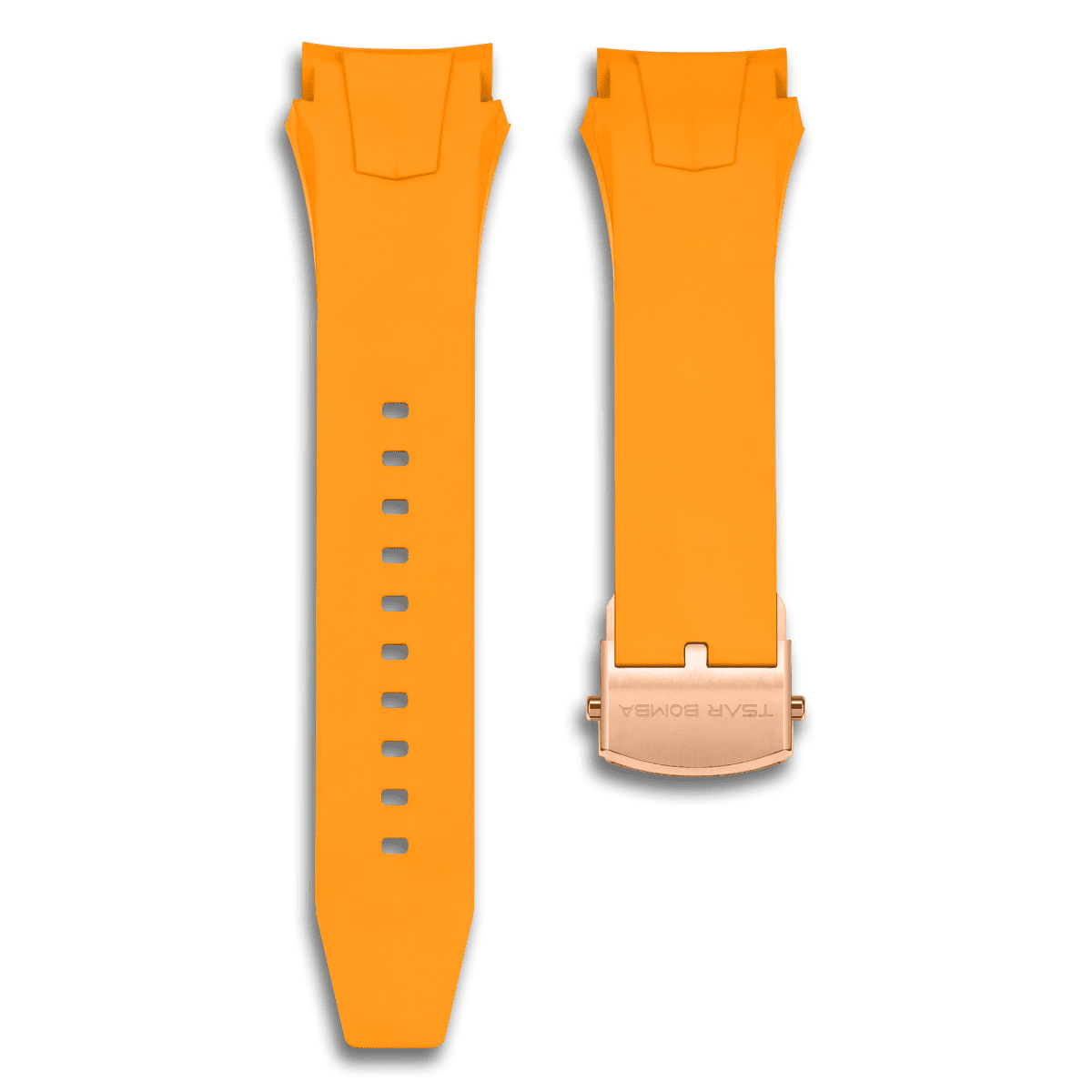 Dark Matter Interchangeable Strap - Deployant Clasp-Orange
