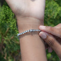 Princess Cut Lab Diamond Tennis Bracelet