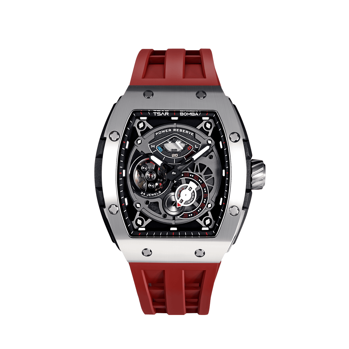 Elemental-TB8210A (US) - Silver Red Tsarbomba