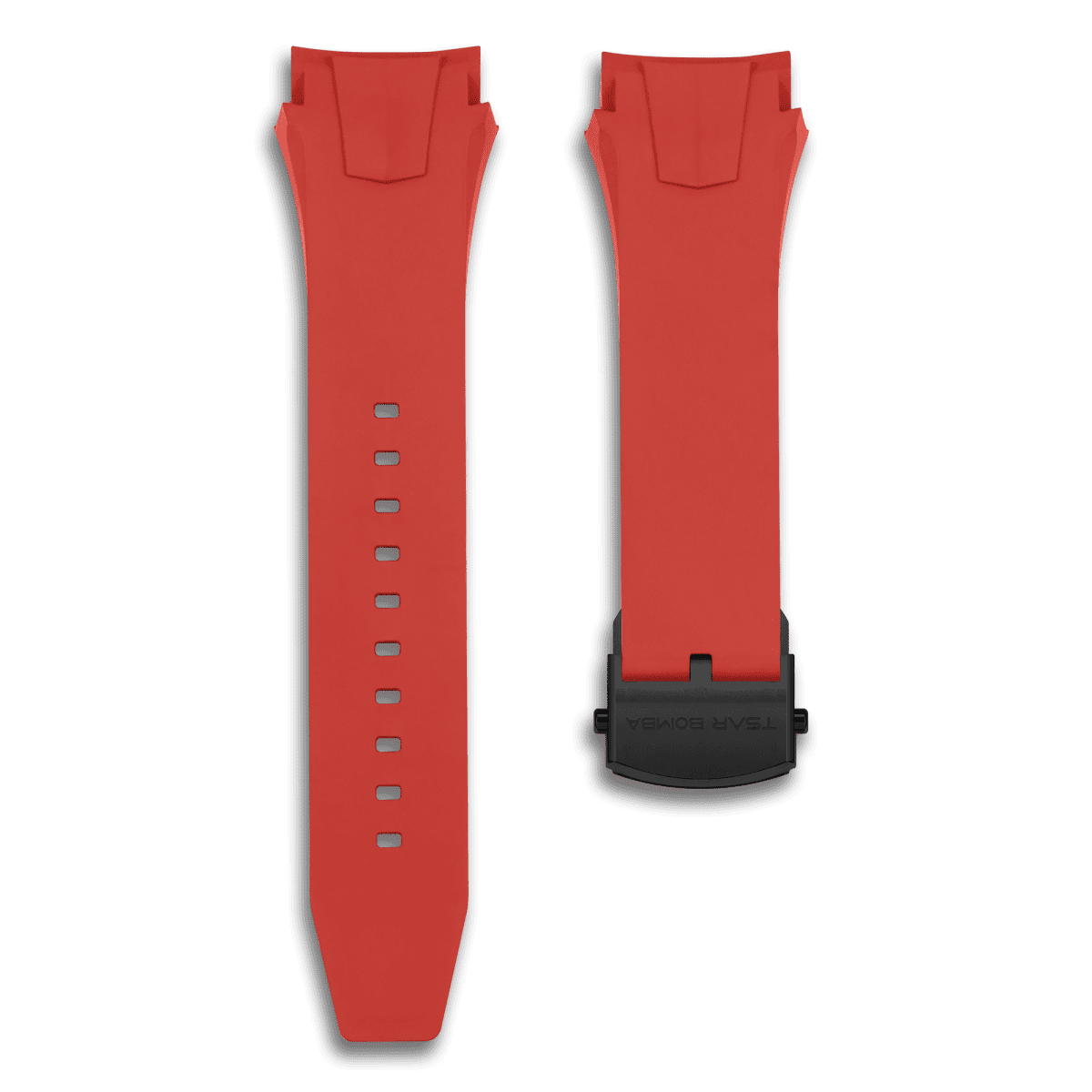 Dark Matter 5 Straps - Deployant Clasp-Red TSAR BOMBA Straps