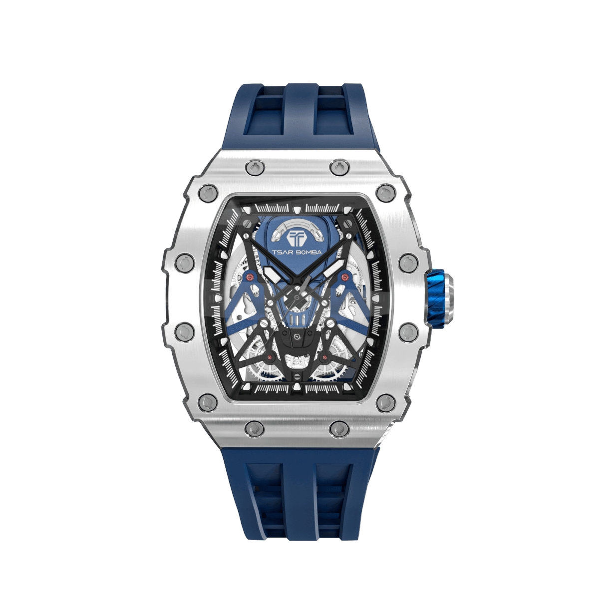 Elemental-TB8207A (US) - Silver Blue TSAR BOMBA Watch