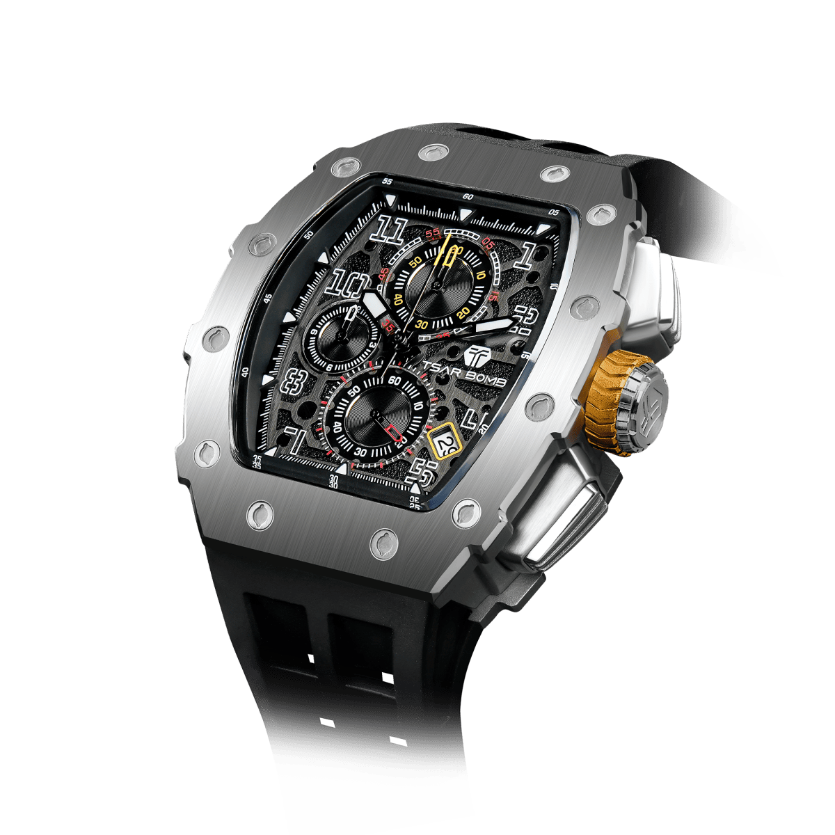 Elemental-TB8204Q - Silver Black