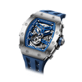 Elemental-TB8208A（Ship from US） - Silver Blue Tsarbomba Watch