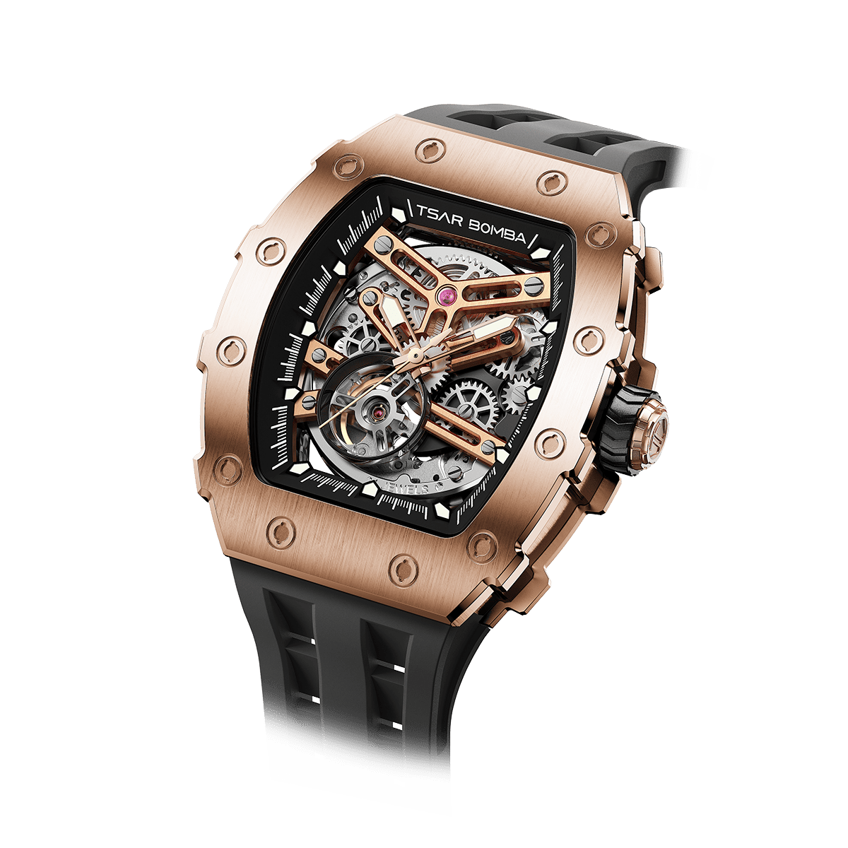 Elemental-TB8208A - Rose Gold Black