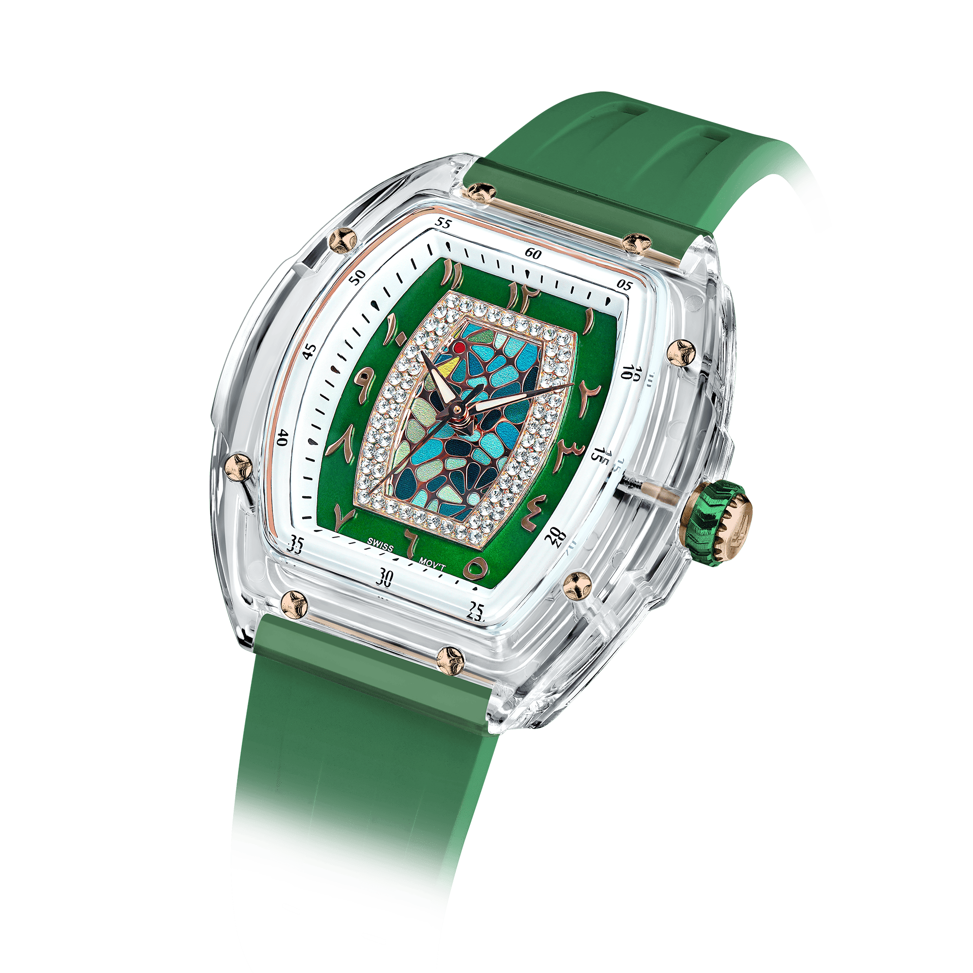 Nucleus Femme 2-TB8219 - Arab Green TSAR BOMBA Watch