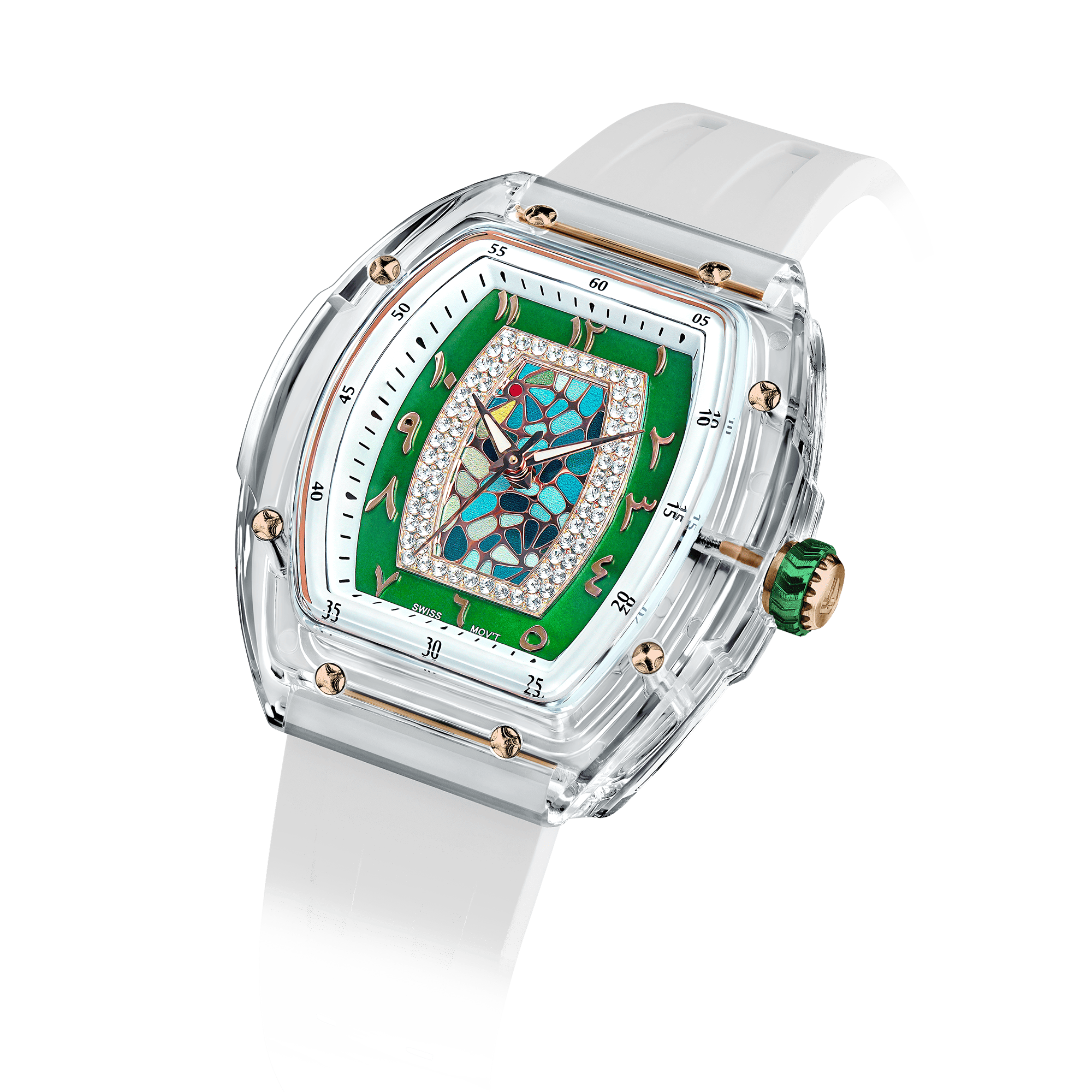 Nucleus Femme 2-TB8219 - Arab White TSAR BOMBA Watch