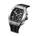 Elemental-TB8224Q - Silver Black Tsarbomba Watch