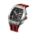 Elemental-TB8224Q - Silver Red Tsarbomba Watch