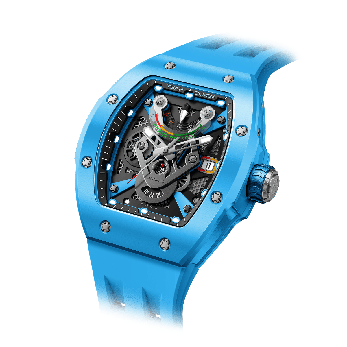 Atomic-TB8226C - Lake Blue TSAR BOMBA Watch