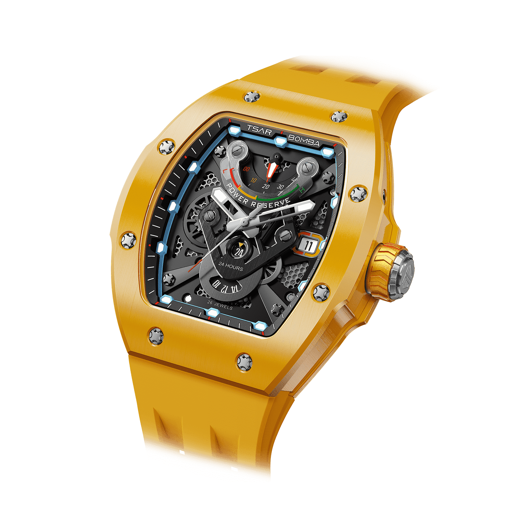 Atomic-TB8226C - Yellow TSAR BOMBA Watch
