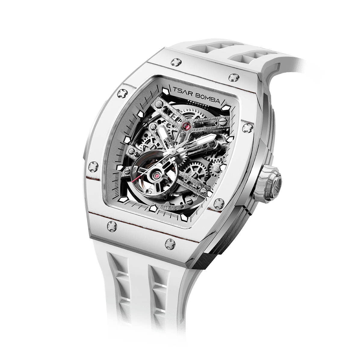 Elemental-TB8228CF - Elegant White Tsarbomba Watch