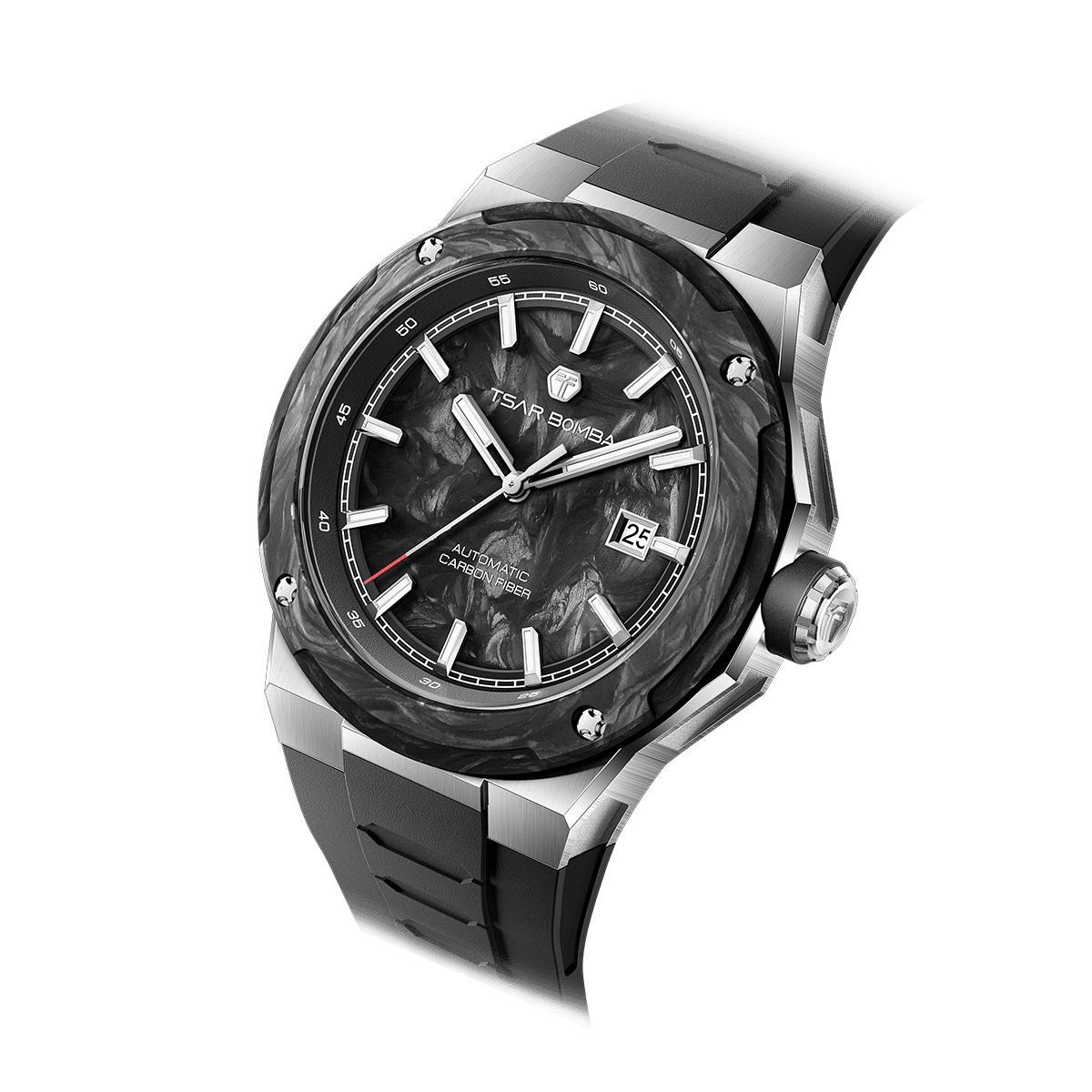 Electron-Carbon-X II - Silver Black Tsarbomba Watch