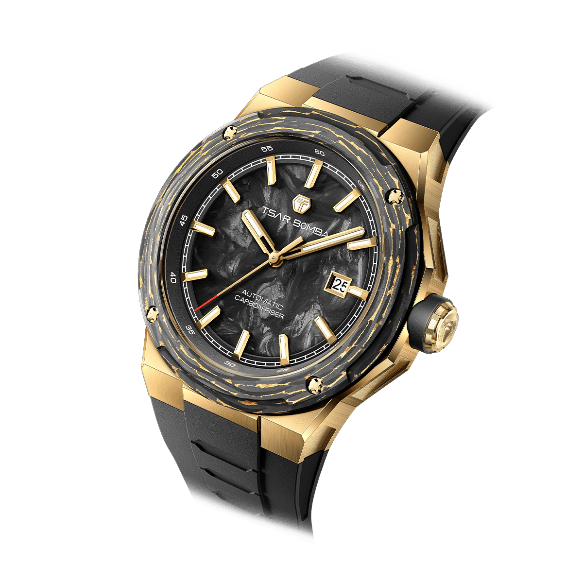 Electron-Carbon-X II - Gold Black Tsarbomba Watch