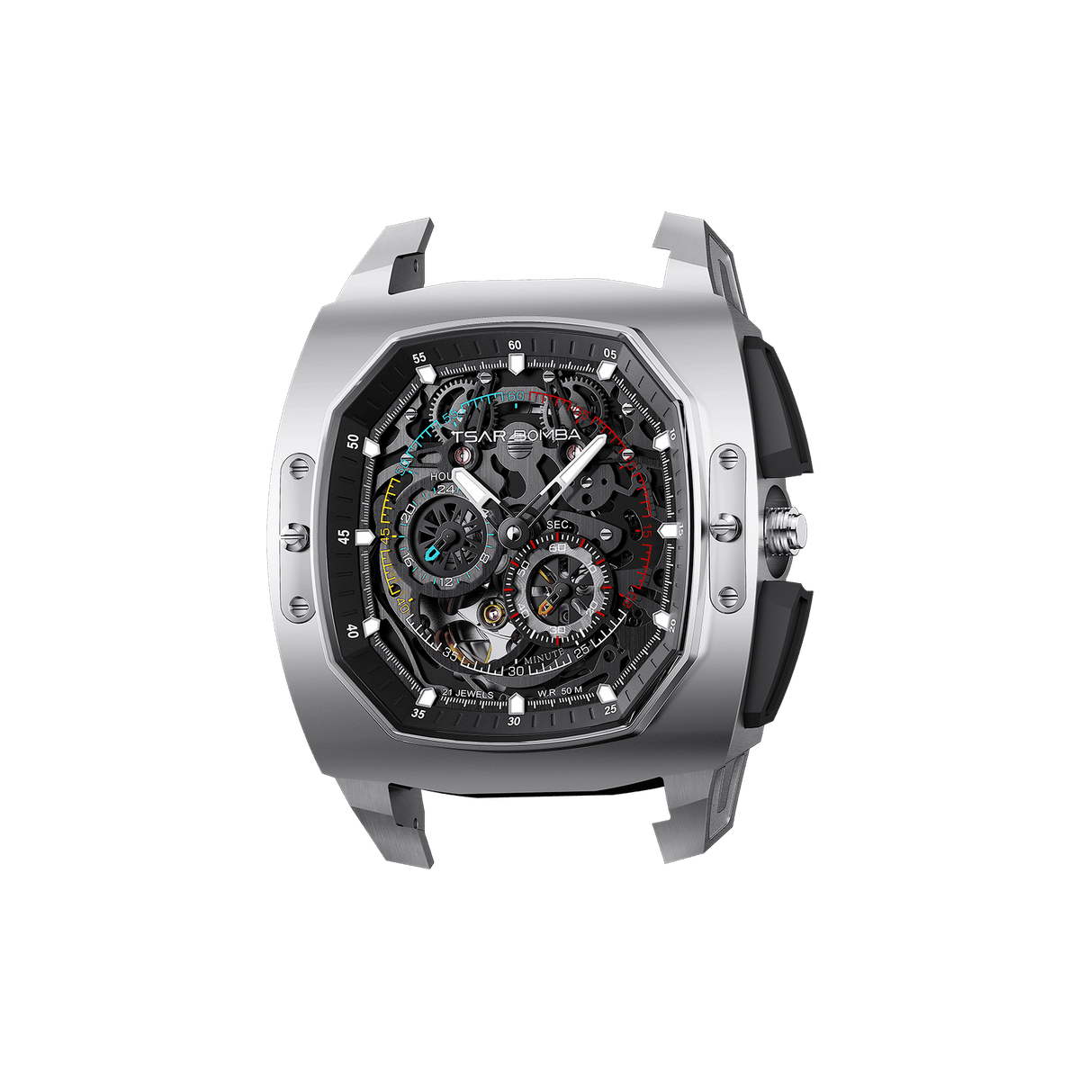 Dark Matter Interchangeable Automatic Watch Head - Dark Matter 1-Silver