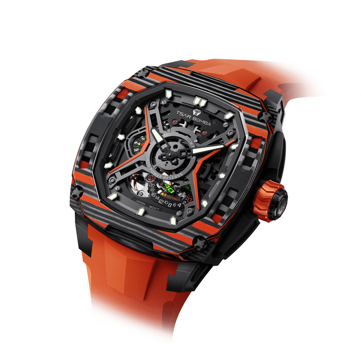 Dark Matter 5（Ship from US） - Orange TSAR BOMBA Watch