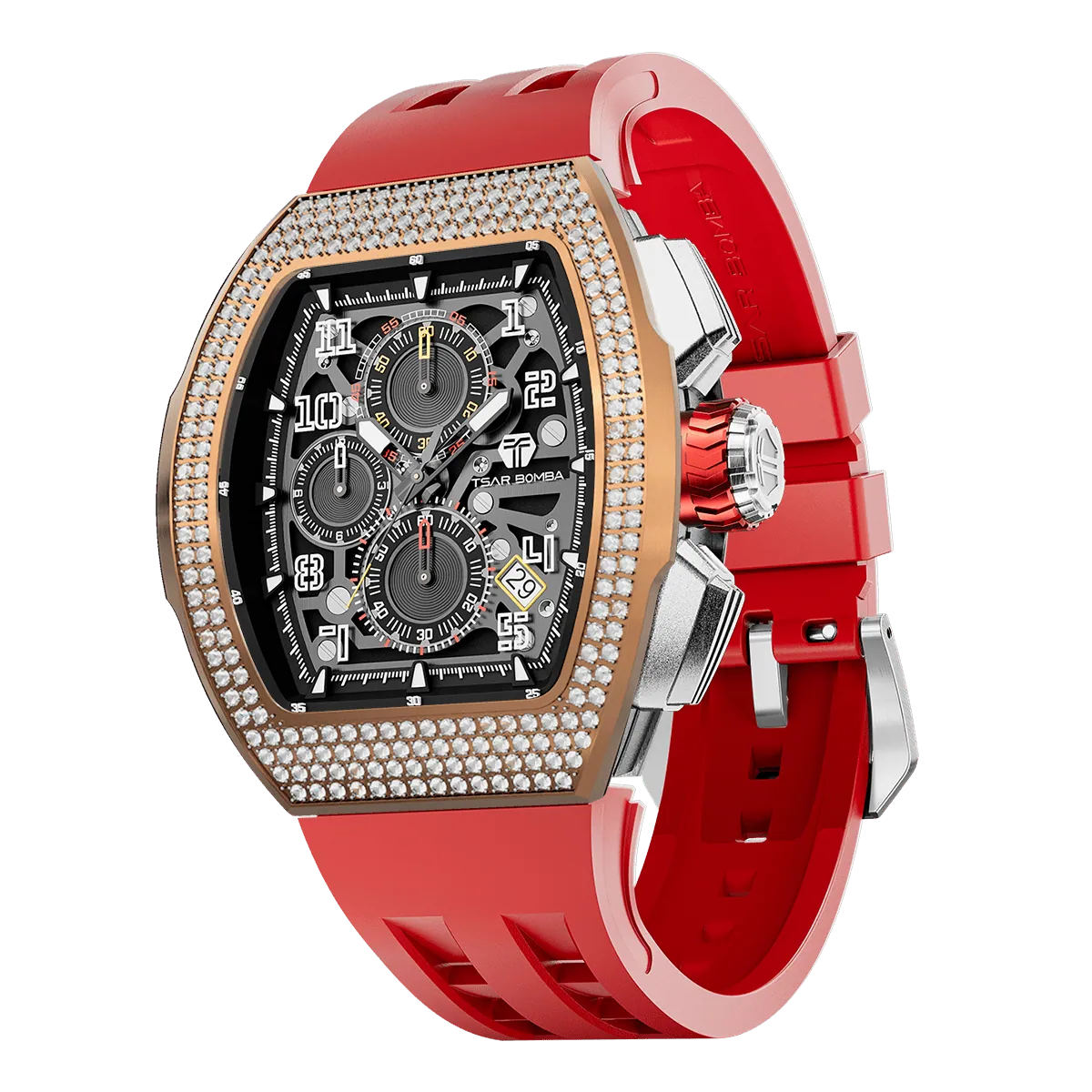 Atomic-TB8214 Standard Edition - Zirconia Diamond-Red