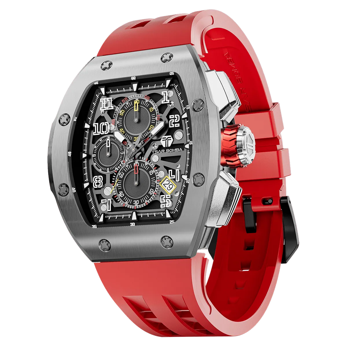 Atomic-TB8214 Standard Edition - Stainless Steel-Red
