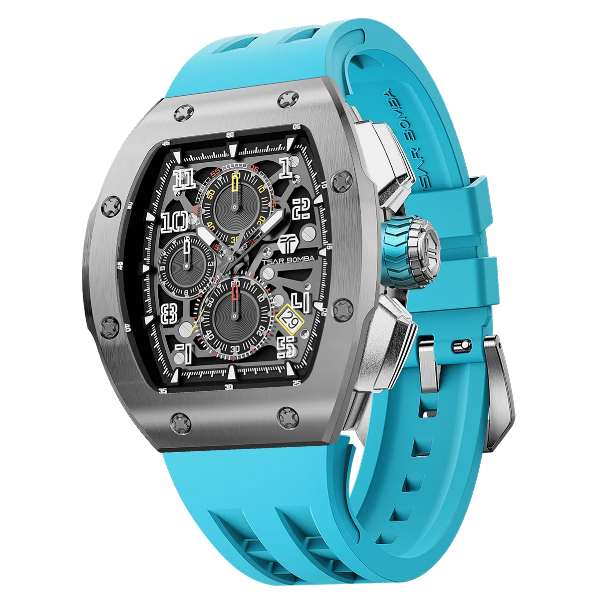 Atomic-TB8214 Standard Edition - Stainless Steel-Lake Blue