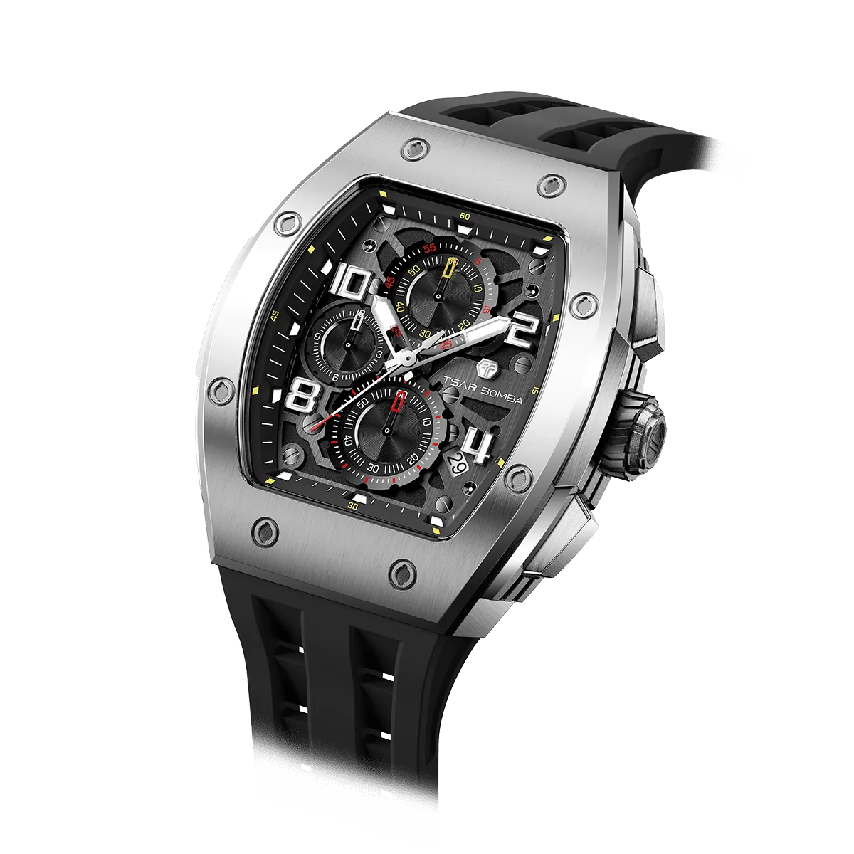 Elemental-TB8224Q - Silver Black